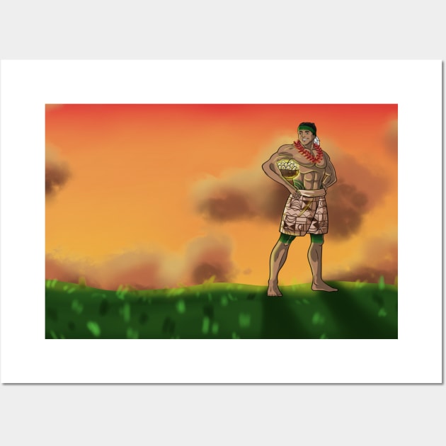 Losi - Samoan Hero Wall Art by Reading Warrior 